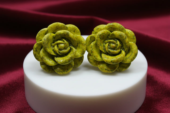 Multicolor Rose & Strawberry Stud Earrings (Mini) (4 sets)