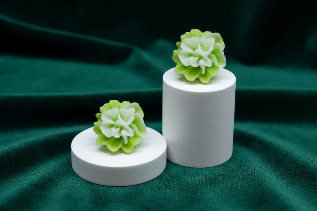 Multicolor Rose & Strawberry Stud Earrings (Mini) (4 sets)