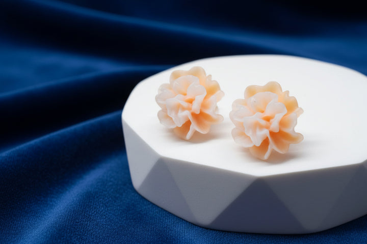 Multicolor Rose & Strawberry Stud Earrings (Mini) (4 sets)