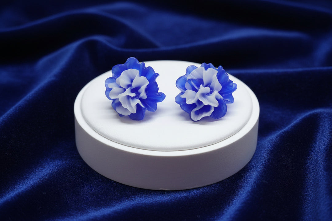 Multicolor Rose & Strawberry Stud Earrings (Mini) (4 sets)