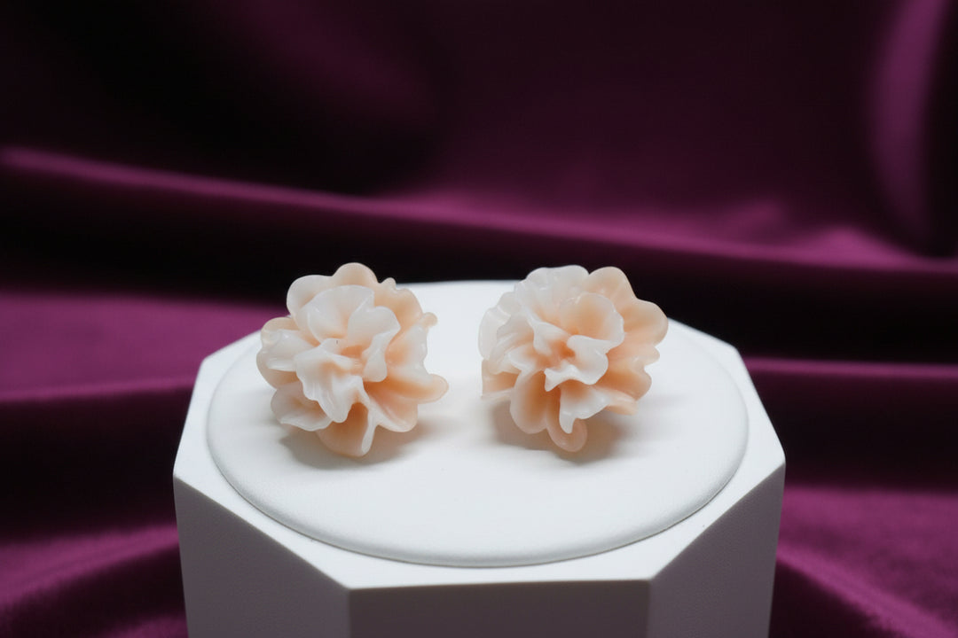 Multicolor Rose & Strawberry Stud Earrings (Mini) (4 sets)