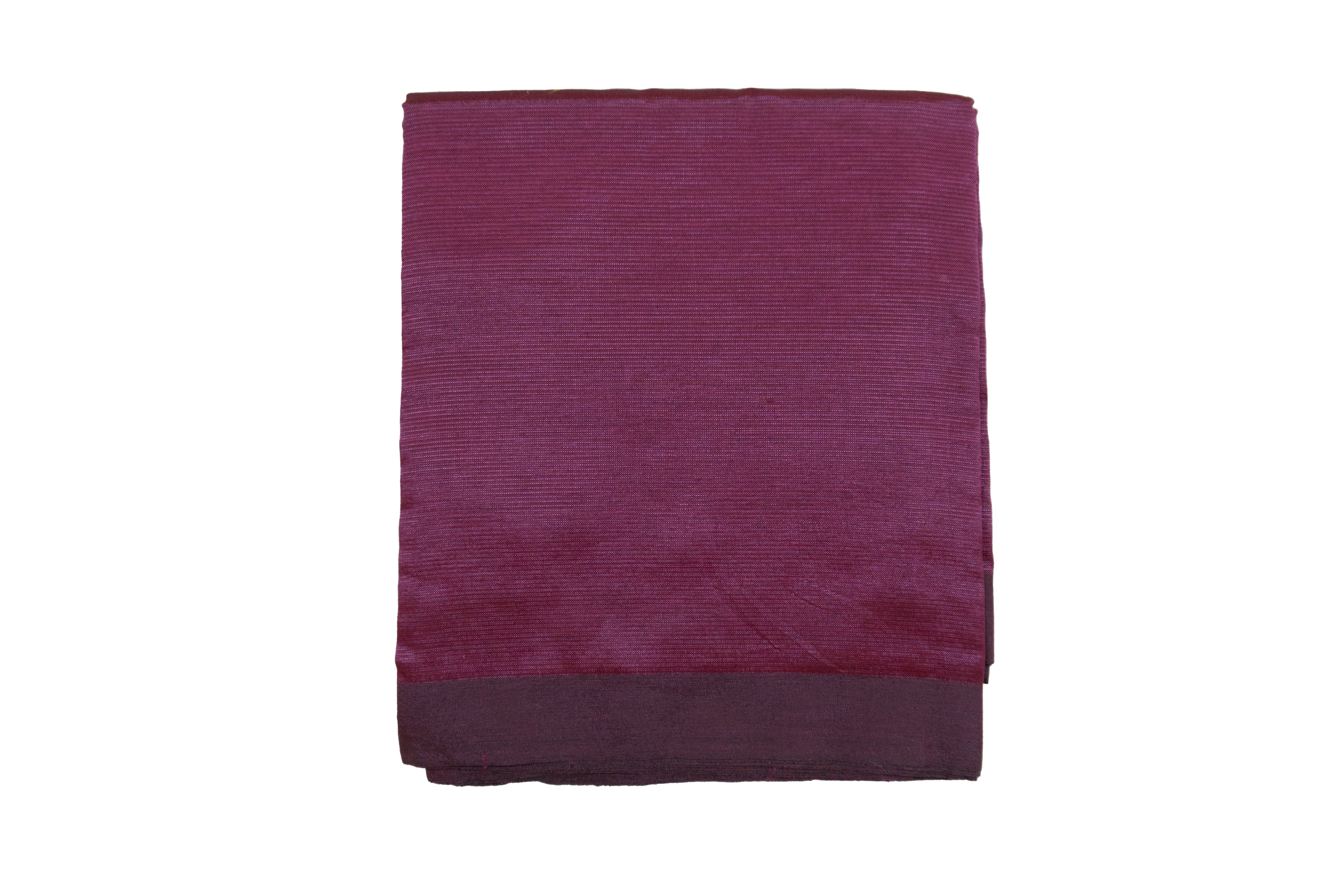 Plum Colour Valnaar Saree with running Blouse