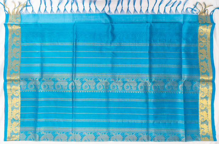 Magenta Pink Color Silk Cotton Saree