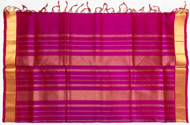 Peacock Blue Color Silk Cotton Saree