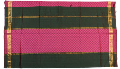 Pink Color Semi Jari Cotton Saree