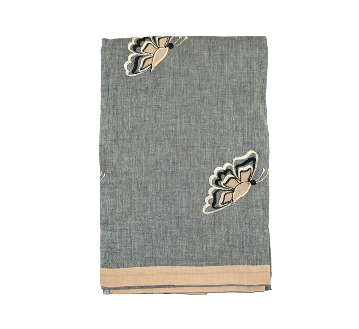 Grey Color Cotton Chudi Material