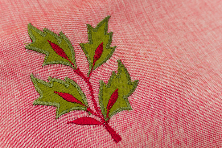 Dusty Pink Color Cotton Chudi Material