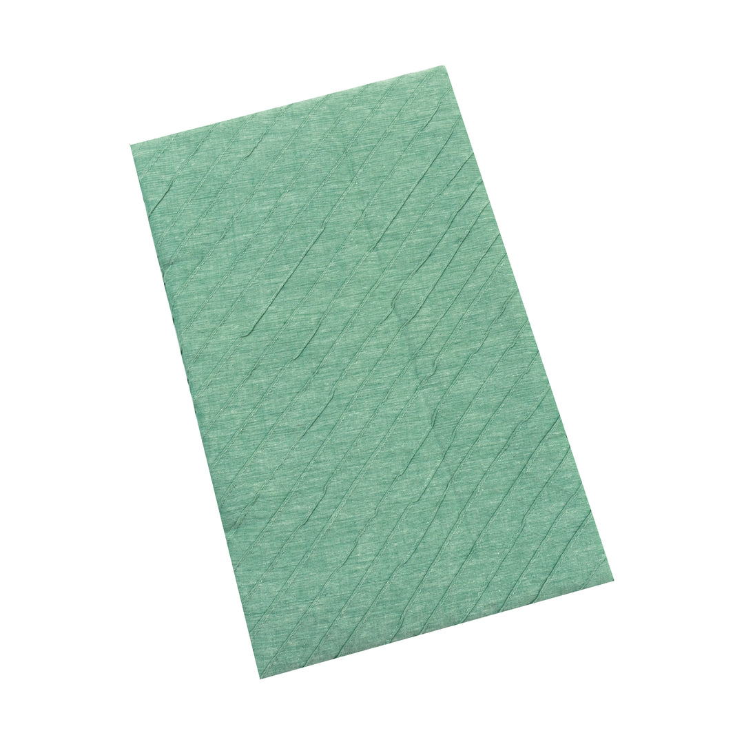 Metallic Green Color Cotton Chudi Material
