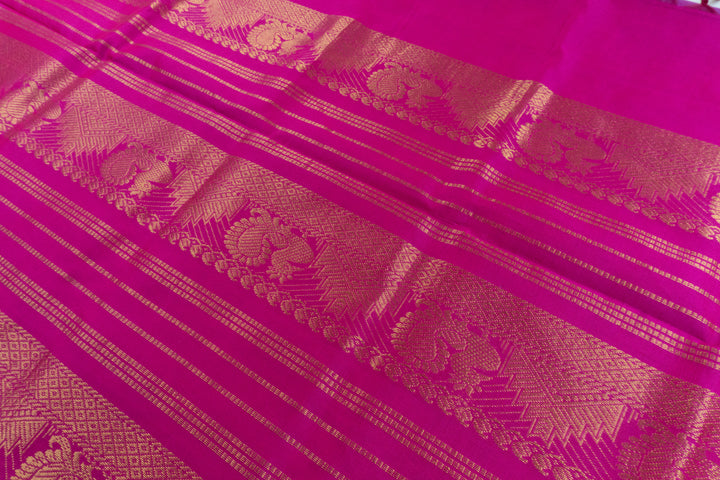 Sky-Blue Color Semi Silk Cotton Sarree with butta