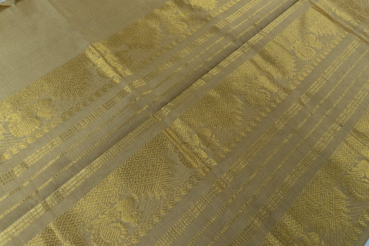 Night Blue Color Semi Silk Cotton Sarree with butta