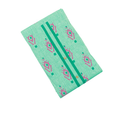 Mint Green Cotton Chudi Material