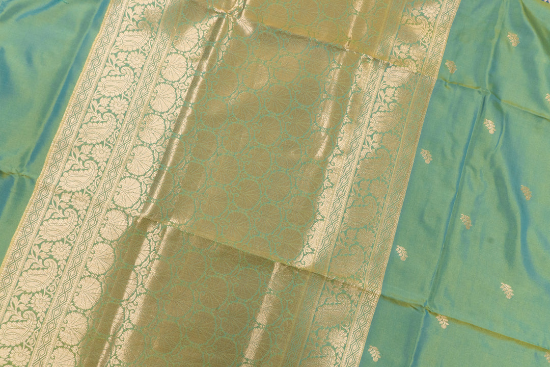 Hazel Green Color Fancy Saree