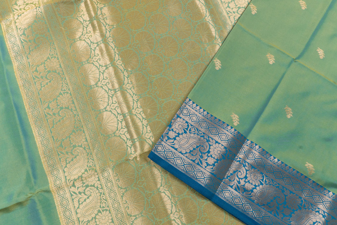 Hazel Green Color Fancy Saree
