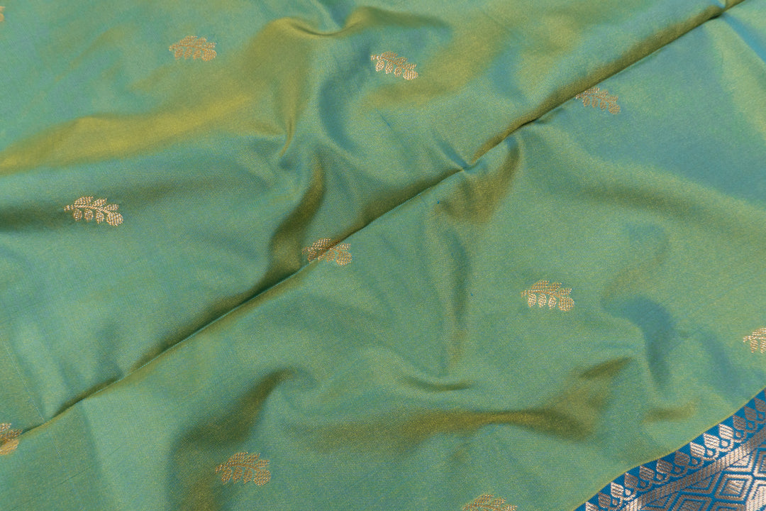 Hazel Green Color Fancy Saree