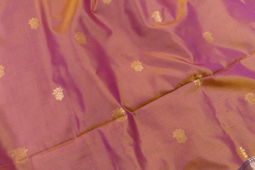 Onion Pink Color Fancy Saree