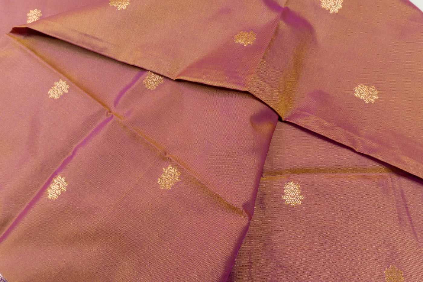 Onion Pink Color Fancy Saree