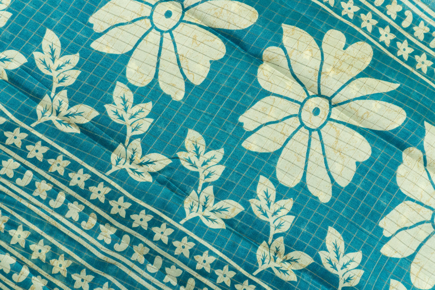 Teal Grean Color Fancy Saree