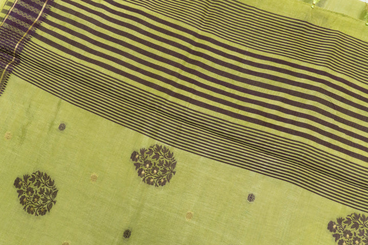 Light Green Color Fancy Cotton Saree
