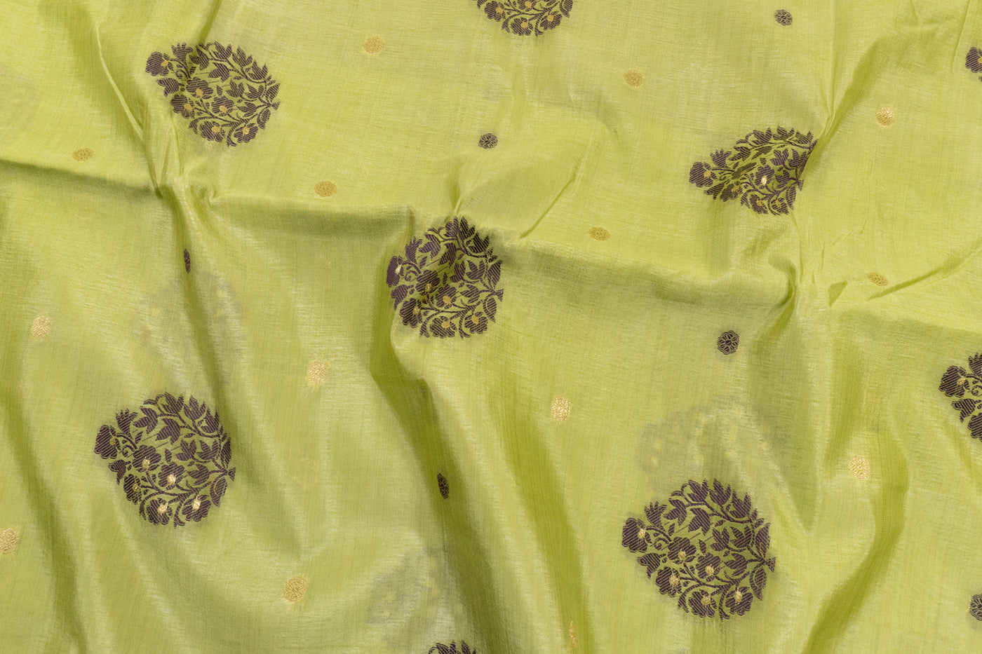 Light Green Color Fancy Cotton Saree