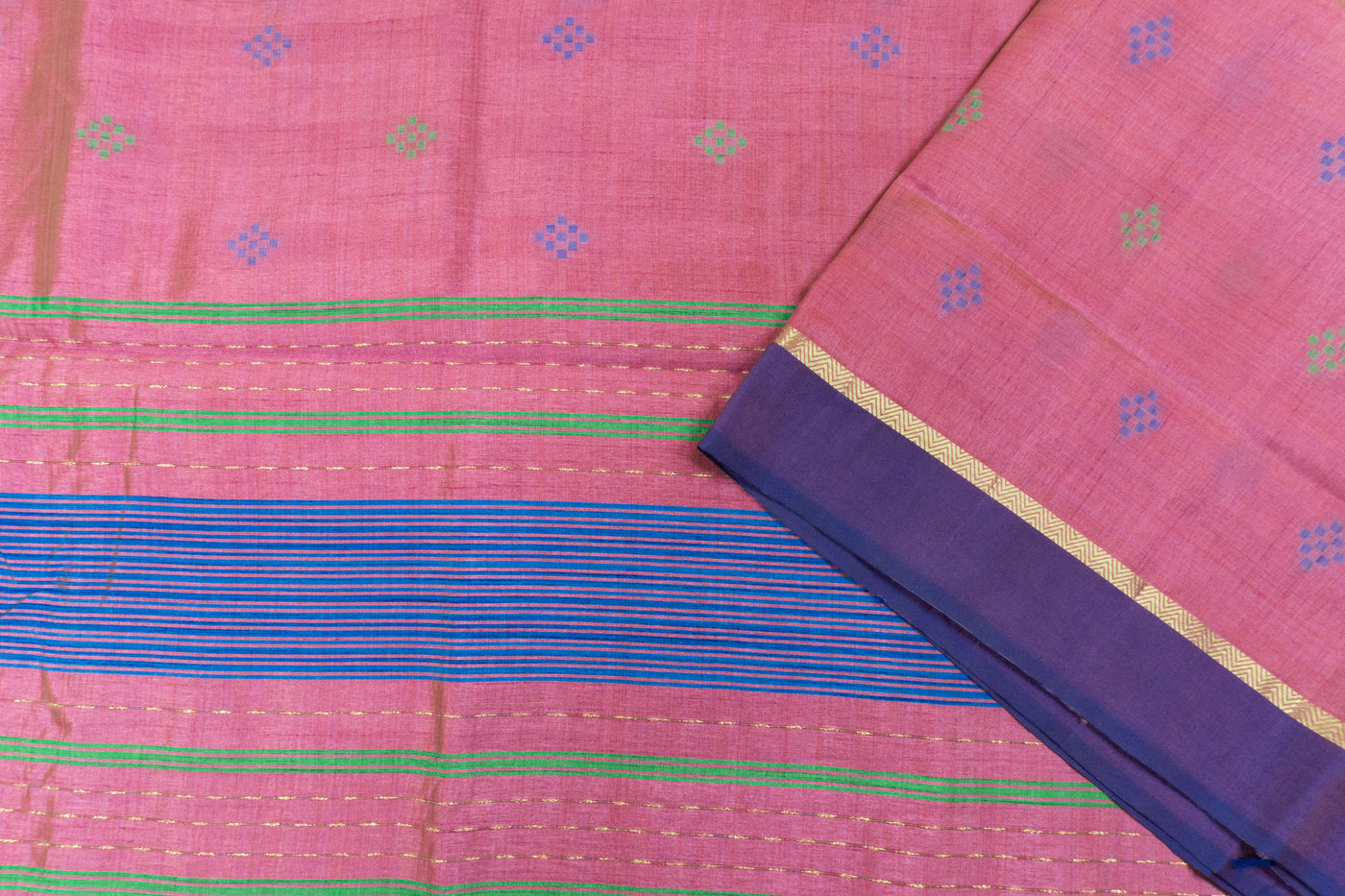 Onion Pink Color Fancy Saree