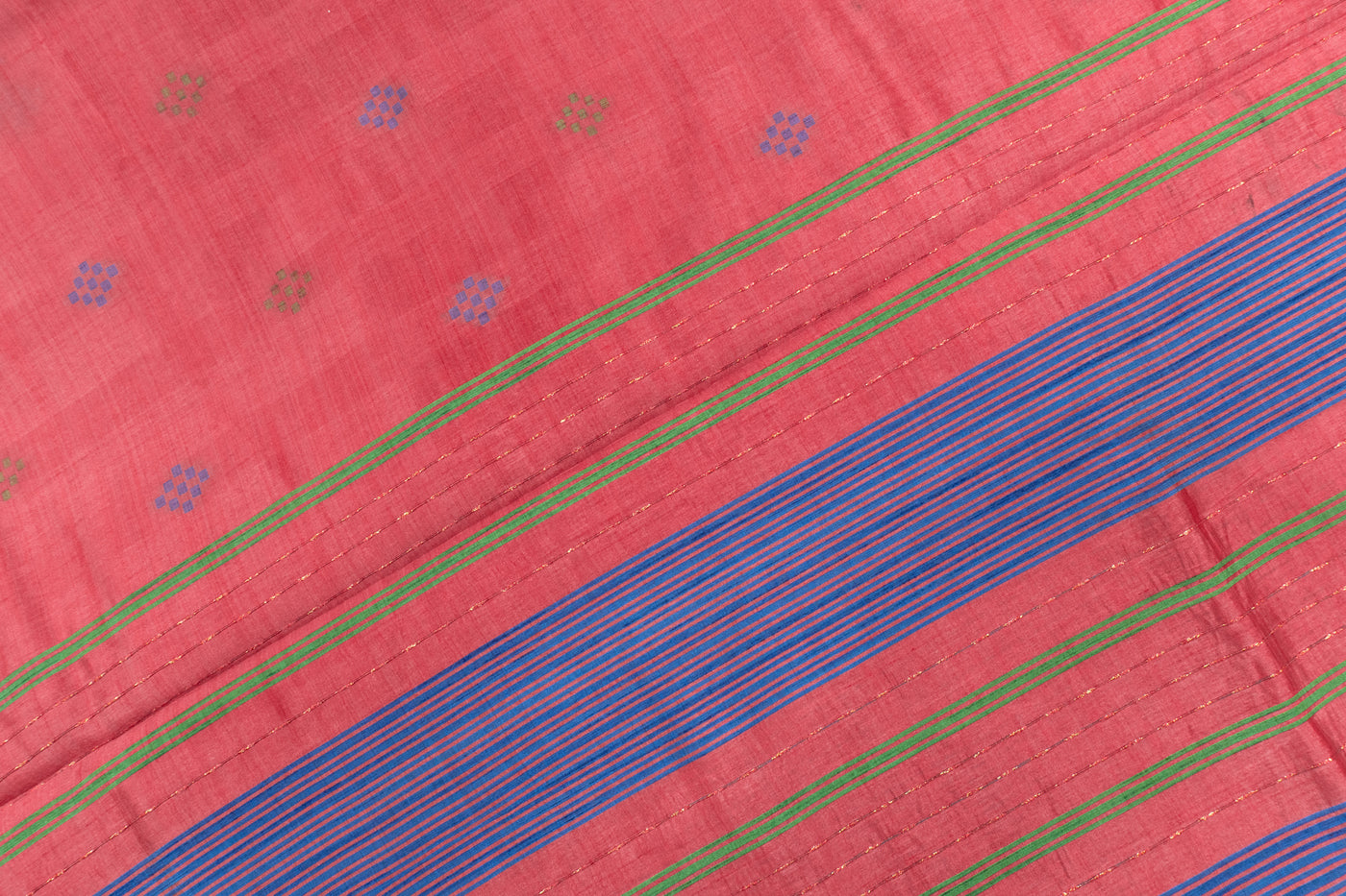 Pastel Rose Color Fancy Saree