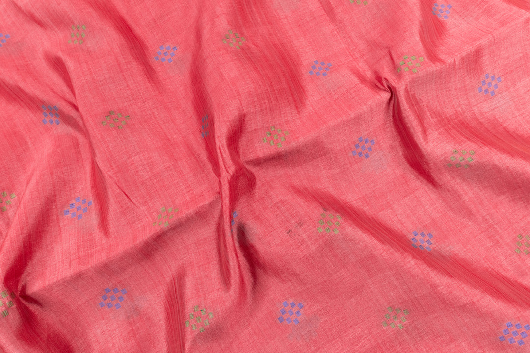 Pastel Rose Color Fancy Saree