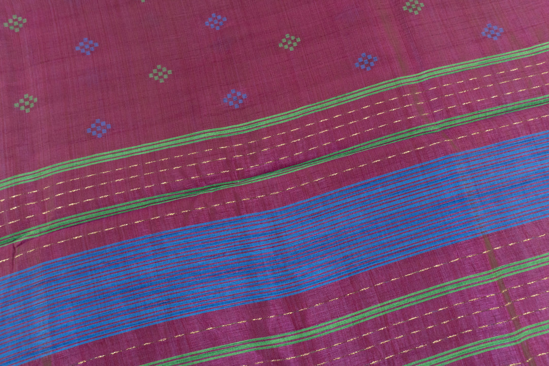 Purple Lily Color Fancy Saree