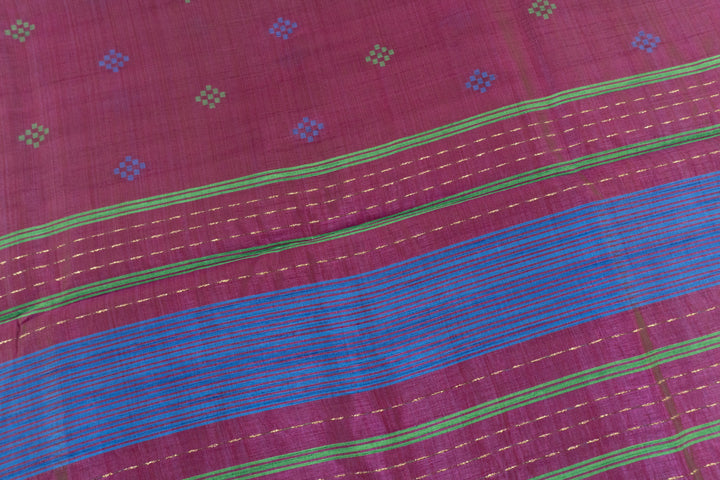 Purple Lily Color Fancy Saree