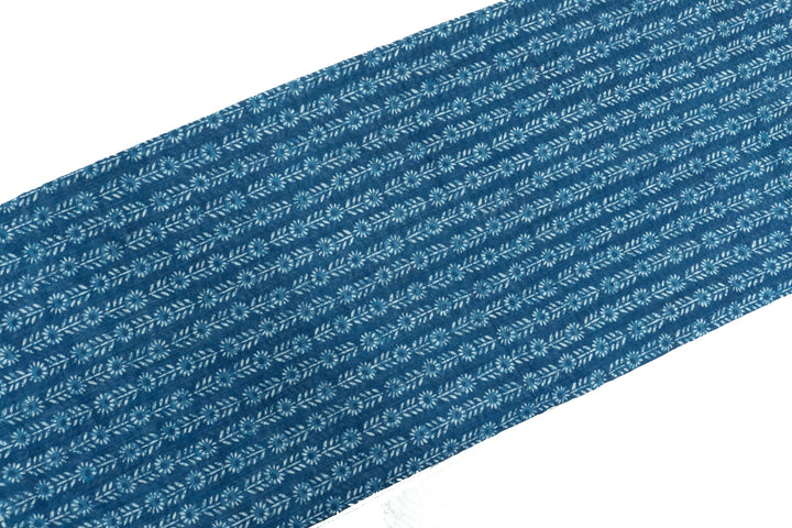 Blue Color Linen Cotton Saree