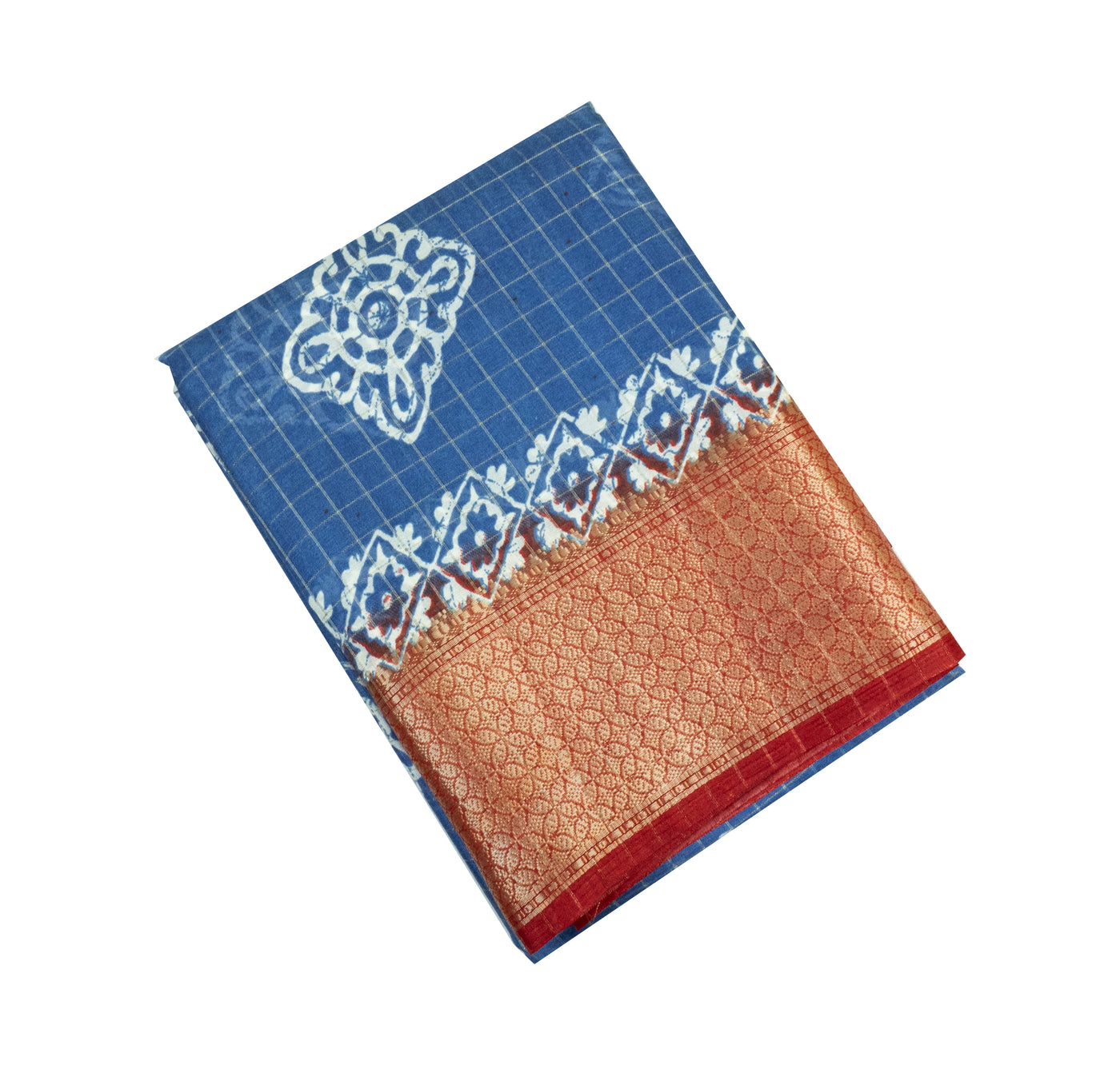 Blue Color Fancy Saree