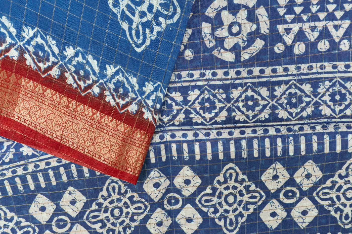 Blue Color Fancy Saree