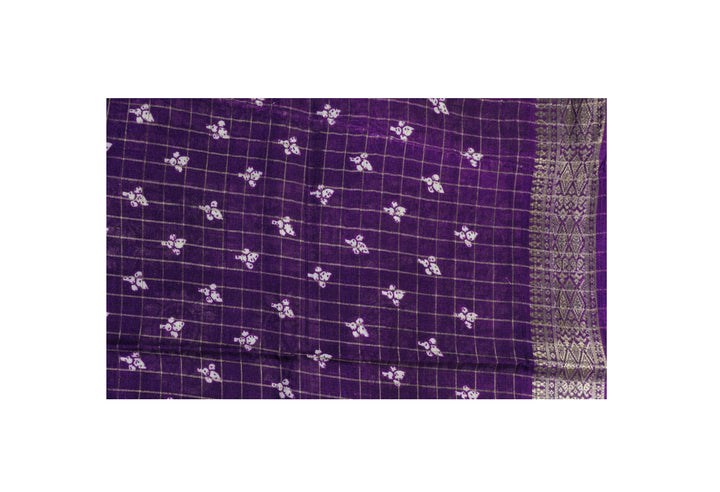 Lavender Color Fancy Saree