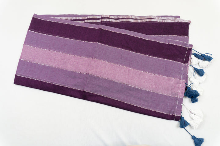 Mul Cotton Multi Color Saree