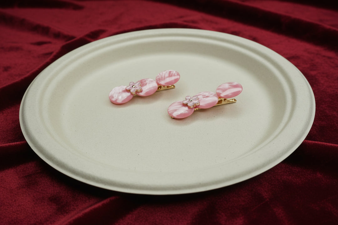 Cute Marble Finish Hair Accessory