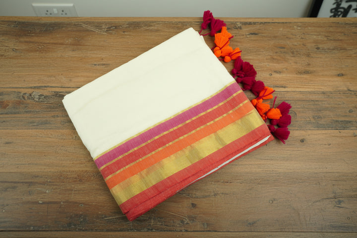Mul Cotton Saree (without Blouse)