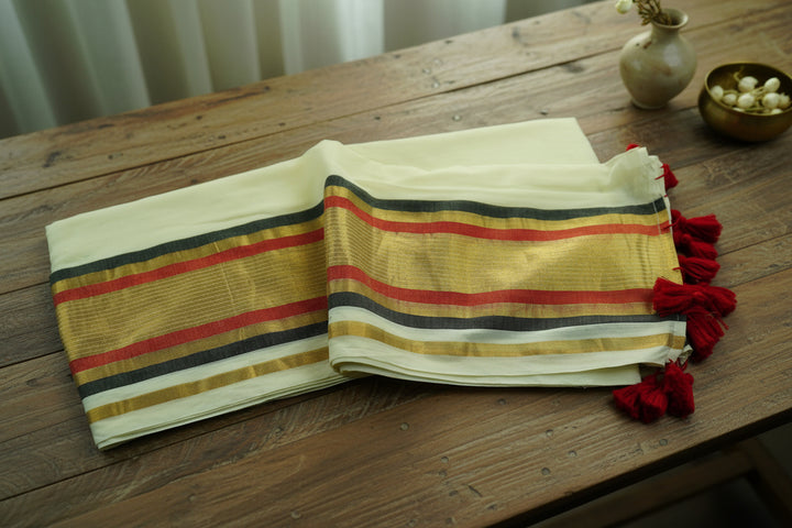 Mul Cotton Saree (without Blouse)