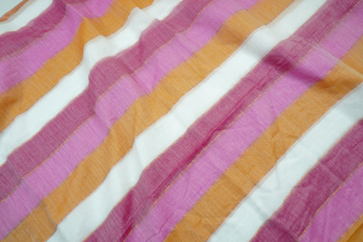 Mul Cotton Multi Color Saree (without blouse)