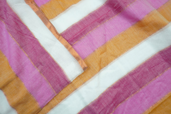 Mul Cotton Multi Color Saree (without blouse)