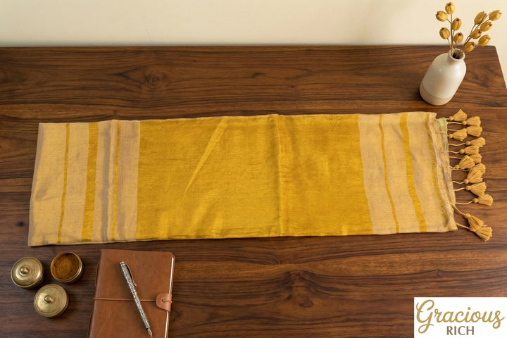 Kerala Tissue Saree (Big Zari Pallu)