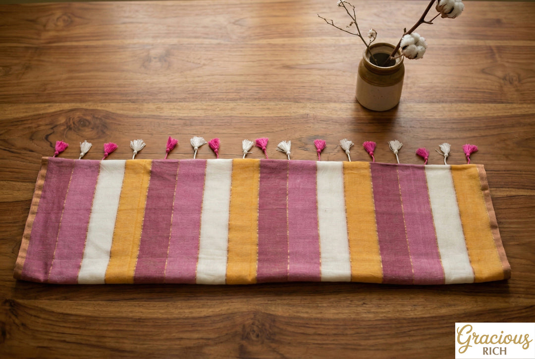 Mul Cotton Multi Color Saree