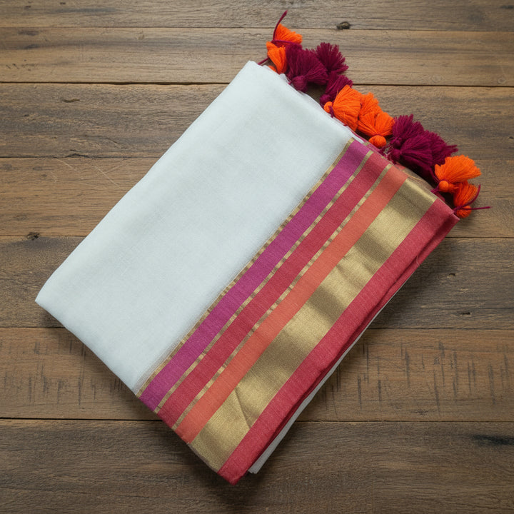 Mul Cotton Saree (without Blouse)