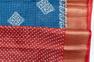 Blue Color Fancy Saree