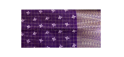 Lavender Color Fancy Saree