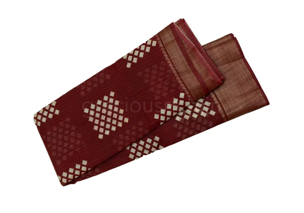 Maroon Color Fancy Saree