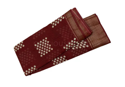 Maroon Color Fancy Saree