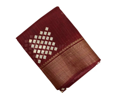 Maroon Color Fancy Saree