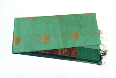 Medium Aquamarine Color Soft Fancy Saree