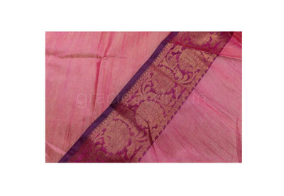 Pale Yellow Color Soft Cotton Saree