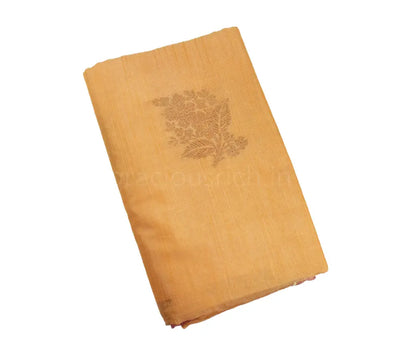 Pale Yellow Color Soft Cotton Saree
