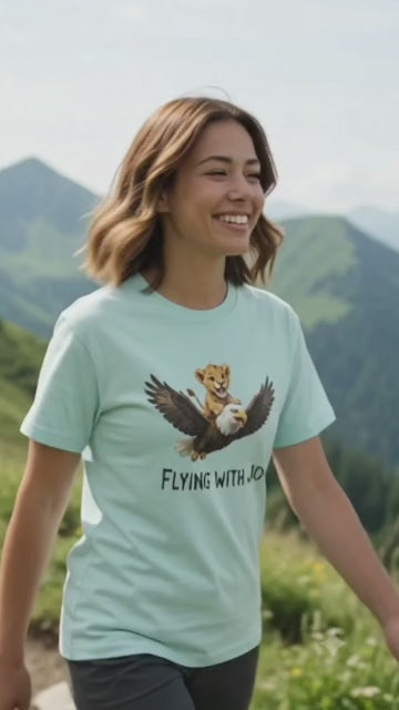Flying With Joy Stretch T-Shirt